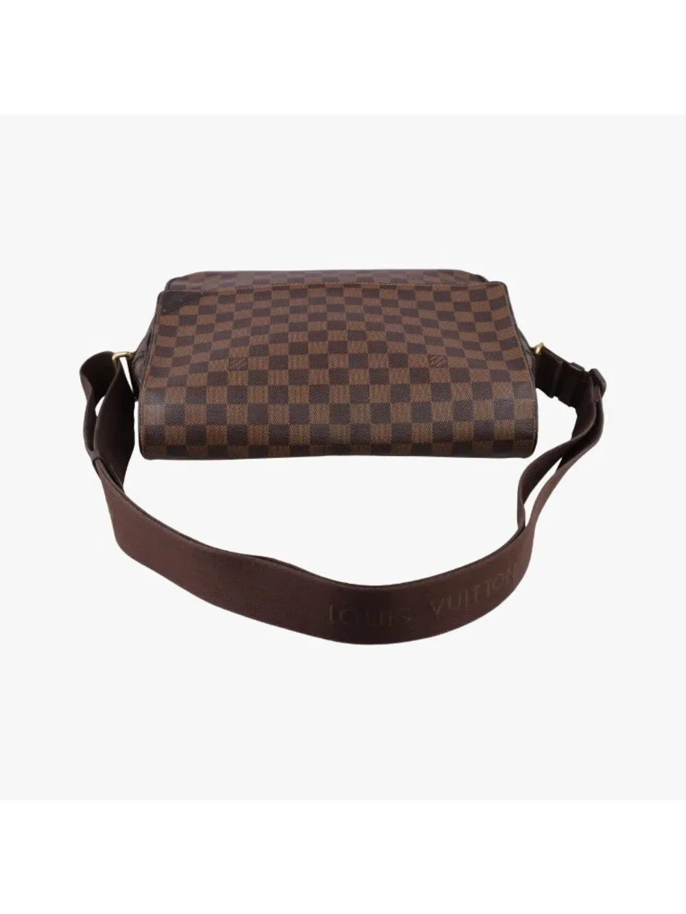 Louis Vuitton Shelton MM Ebene Damier Canvas Shoulder Bag